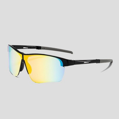 Anna-Kaci Active Women's Foldable Color-Changing UV-Protect Outdoor Sports Running Sunglasses- Multicolored