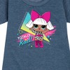 - LOL Surprise! - Totally Rad Diva Graphic Short Sleeve Fleece Dress - 2 of 4