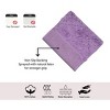 Modesto Bath Rug Bathroom Rugs Set, Washable Rug, Extra Soft and Absorbent bath Rug, Bath Mat Set, Bath Floor Mat Non-Slip, 2 Pcs Set, Purple - 3 of 4