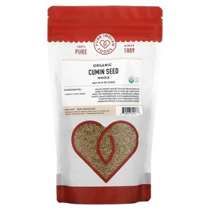 Pure Indian Foods Organic Cumin Seed, Whole, 8 oz (226 g) - 1 of 2