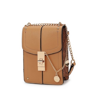 MKF Collection Iona Crossbody Vegan Leather Elegant & Functional Design Handbag Purse by Mia K