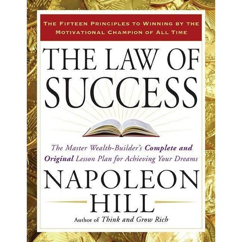The Law Of Success By Napoleon Hill Paperback Target