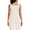 Lands' End Women's High Retention Square Neck Tank Sweater - 2 of 4