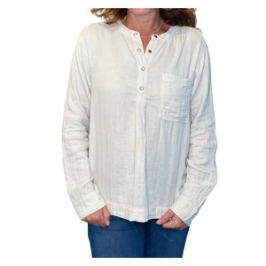 Women's Kenzie Top with Snap Placket - Dylan - 1 of 3