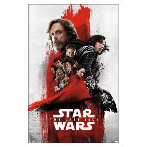 Trends International Star Wars: The Last Jedi - One Sheet (no Billing Block)  Unframed Wall Poster Print White Mounts Bundle 14.725 X 22.375 : Target