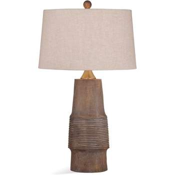 Bassett Mirror Company Kingsley Table Lamp Brown Wood Tone