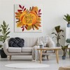 Stupell Industries Hello Fall Sentiment Orange Pumpkin Autumn Tree Leaves Canvas Art - 3 of 4
