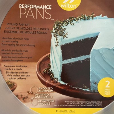 Wilton Performance Pans Aluminum 2pc 9 Round Cake Pans Set : Target