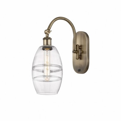 Vaz - 1 Light Arm Swivels Side to Side Wall Sconce In Industrial Style-11.63 Inches Tall and 5.88 Inches Wide