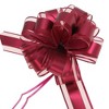 Unique Bargains Matte Bows for Gift Wrapping Christmas Decorative 47.24"x1.97" 3Pcs - 3 of 4