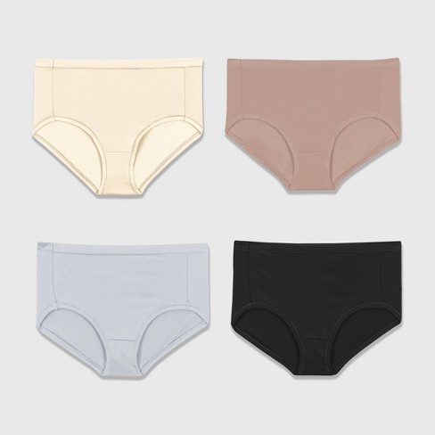 Hanes Premium Women's 4pk Tummy Control Hi-Cut Underwear