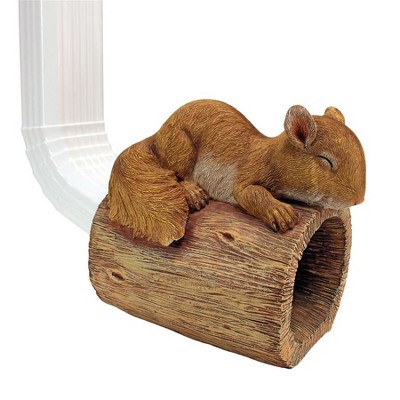 Photo 1 of Design Toscano Jolly the Squirrel Gutter Guardian Downspout Statue