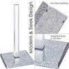 Elegant Acrylic Paper Towel Holder Countertop & Toilet Paper Stand Holder | Perfect as for Kitchen or Bathroom | Rolls up to 12.5‘’ High - image 3 of 4