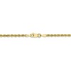 Black Bow Jewelry 2.25mm, 10k Yellow Gold Diamond Cut Solid Rope Chain Bracelet - 3 of 4