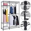 Racxily Portable Steel Closet Hanger Storage Rack Organizer - 4 of 4