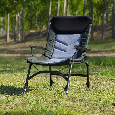 Camping Lounge Chair, Portable Folding Reclining Camping Chair with Adjustable backrest for Indoor and Outdoor Camping Beach Hiking -Coolbibila