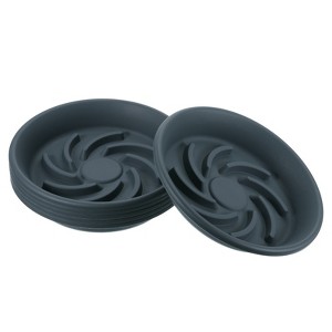 Unique Bargains PP Resin Breathable Sturdy Durable Plant Saucer 6 Pcs - 1 of 4