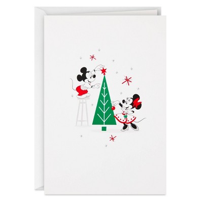 Hallmark 10ct Mickey Mouse & Friends Holiday Greeting Card