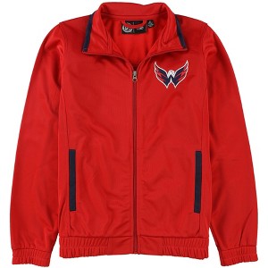 G-III Sports Womens Washington Capitals Track Jacket Sweatshirt - 1 of 2