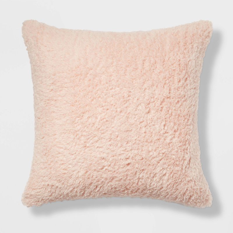 Faux Shearling Square Pillow - Room Essentials™, 3 of 9