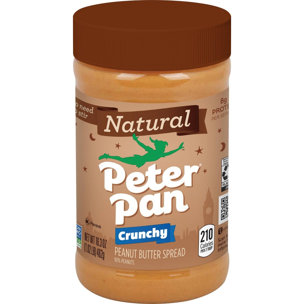 UPC 045300005379 product image for Peter Pan Natural Crunchy Peanut Butter - 16.3oz | upcitemdb.com