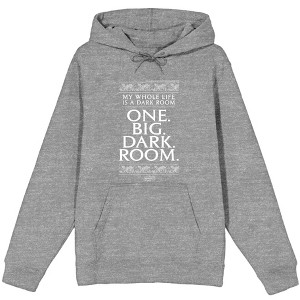 Beetlejuice My Whole Life Is A Dark Room Adult Long Sleeve Hoodie - 1 of 3