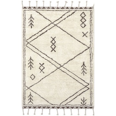 Nuloom Prima Moroccan Wool Tassel Indoor Area Rug, 9' x 12', Beige