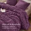 Kumasinova 2/3PCS French Country Comforter Set,Ruched and Bow Tie Design Quilt Sets with Comforter,Sham,All Season Bedding Set - 2 of 4