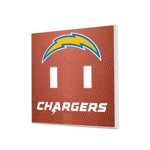 NFL AFC Teams Football Hidden-Screw Light Switch Plate for Double Toggle - 1 of 4
