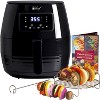 Deco Chef Digital 5.8QT Electric Air Fryer Healthier & Faster Cooking (Black) - 4 of 4