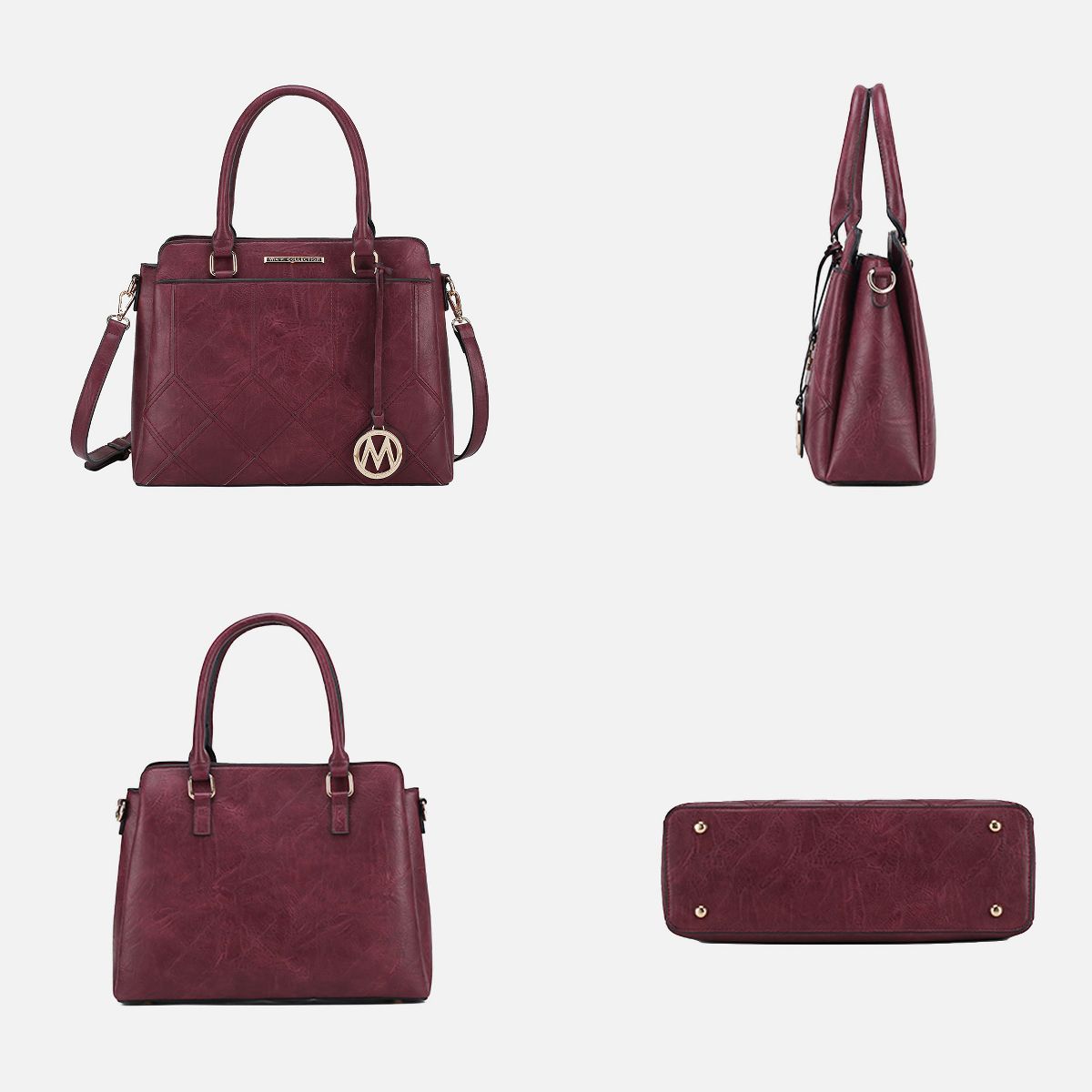 MKF Collection Elodie Triple Compartment Women’s Tote Bag by Mia K - thumbnail 4