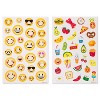 280ct Smiley Emoji Stickers: Cute Kids & Birthday Stickers, Teachers' Favorite, Carlton Cards, 10 Sheets - 3 of 3