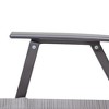 Crestlive Products 5 Piece Patio Dining Set with 4 Folding Chairs and Table Outdoor Dining Furniture with Square Glass Tabletop - 4 of 4