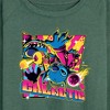 Women's - Disney - Lilo & Stitch Lightweight French Terry Wide Neck Long Sleeve Shirt - 2 of 4