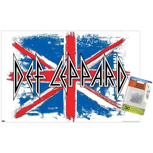 Trends International Def Leppard - Union Jack Unframed Wall Poster Prints - image 1 of 4