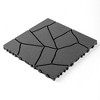 Hrinhom 44 pieces Stone Style 12" Patio Deck Tiles, DIY Module Interlocking Decking Tiles Floor Tile Outdoor and Indoor - 4 of 4