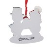 Kurt S. Adler 3.25 In Snow Family Christmas Tree Ornament , Mom Dad Baby (1PC) - 2 of 3