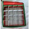 2 Pack Christmas Ornament Storage Box with 128 Compartments,Foldable Organizer with Adjustable Dividers&Zippered Lid,Holiday Ornaments,Baubles Decor - 4 of 4