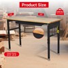 48" Adjustable Workbench with Scale, Pegboard and 6 Hooks, 29.5" - 39.4" Adjustable Height, 2200 LBS Load Capacity Portable Worktable for Workshop - 3 of 4