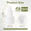 Unique Bargains Liquid Dispensing PP Squeeze Bottle Twist Top Caps 48 Pcs - 2 of 4