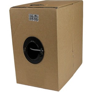 StarTech.com 1000 ft Roll of Gray Plenum CMP Cat5e Solid UTP Bulk Cable - Data and Networking Cables - WIR5ECMPGRY - 1 of 1