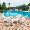WestinTrends 5-Piece Modern Adirondack Outdoor Rocking Chair with Side Table Set - 2 of 2
