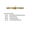 Beistle New Year Tymes Assortment Contains 125 items for your party of 50 guests Multicolored - 2 of 2