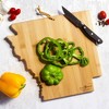 Totally Bamboo Arkansas Fish Kiss Cutting Board: Lightweight Bamboo, Multicolored, 12"x13", Hand Wash, 1-Year Warranty - 4 of 4