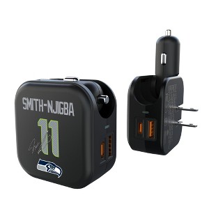 NFL Seattle Seahawks Players Game Tactic 18-Watt 2 in 1 USB A/C Charger - 1 of 3