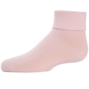 Memoi Kids' Triple Roll Cotton Blend Ankle Socks - 1 of 2