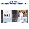 Avery Durable Clear View 3 Ring Binders, 2 Inch EZD Rings, 4-Pack of White Binders (79925) - 4 of 4