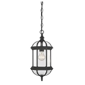 Savoy House Kensington 1 - Light Pendant in  Textured Black - 1 of 4
