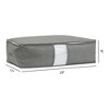 REGALWOVEN Bedding Clothing Non-Woven Fabric Storage Bags with Handles 2 Pcs - 2 of 4