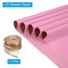 Unique Bargains Waterproof Elegant Design Floral Arrangements DIY Crafts Gift Wrap with Ribbon 1 Set - 3 of 4